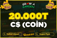 Grow A Garden +20.000T C$ (coin)