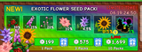 Grow A Garden Exotic Flower Seed Pack x10