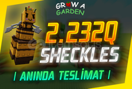 ⚡GROW A GARDEN 2.232Q SHECKLES⚡