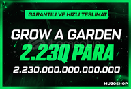 ⭐GROW A GARDEN 2.23Q PARA/SHECKLES 