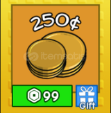 Grow a Garden 250 Coin