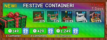 Grow A Garden Festive Container x3