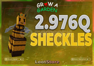 ⭐GROW A GARDEN 2.976Q COİNS (SHECKLES)⭐