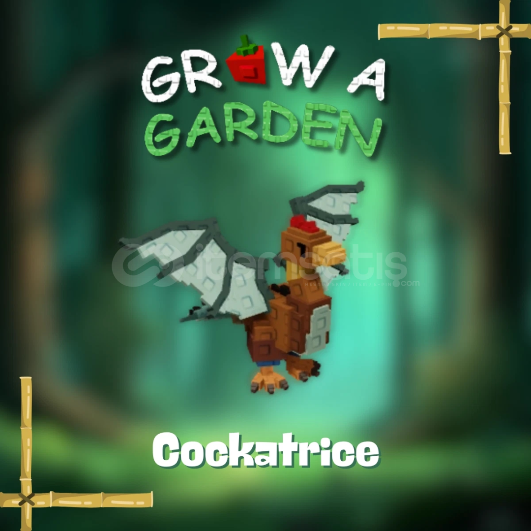 GROW A GARDEN 2X COCKATRİCE + 50QI SHECKLES GROW A GARDEN 2X COCKATRİCE + 50QI SHECKLES