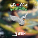 GROW A GARDEN 4X SWAN + 50QI SHECKLES