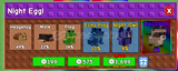 Grow a Garden / 3 x Night Egg