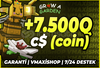 ⭐Grow A Garden +7.500Qd C$ (coin)⭐