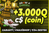 ⭐Grow A Garden +3.000Qd C$ (coin)⭐