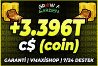 ⭐Grow A Garden +3.396T C$ (coin)⭐