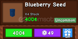 Grow A Garden Blueberry Seed