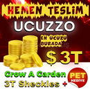 GROW A GARDEN 3T PARA + PET HEDİYE / ÇOK HIZLI