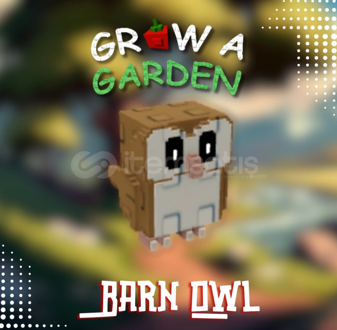 GROW A GARDEN 3X BARN OWL + 50QI SHECKLES GROW A GARDEN 3X BARN OWL + 50QI SHECKLES