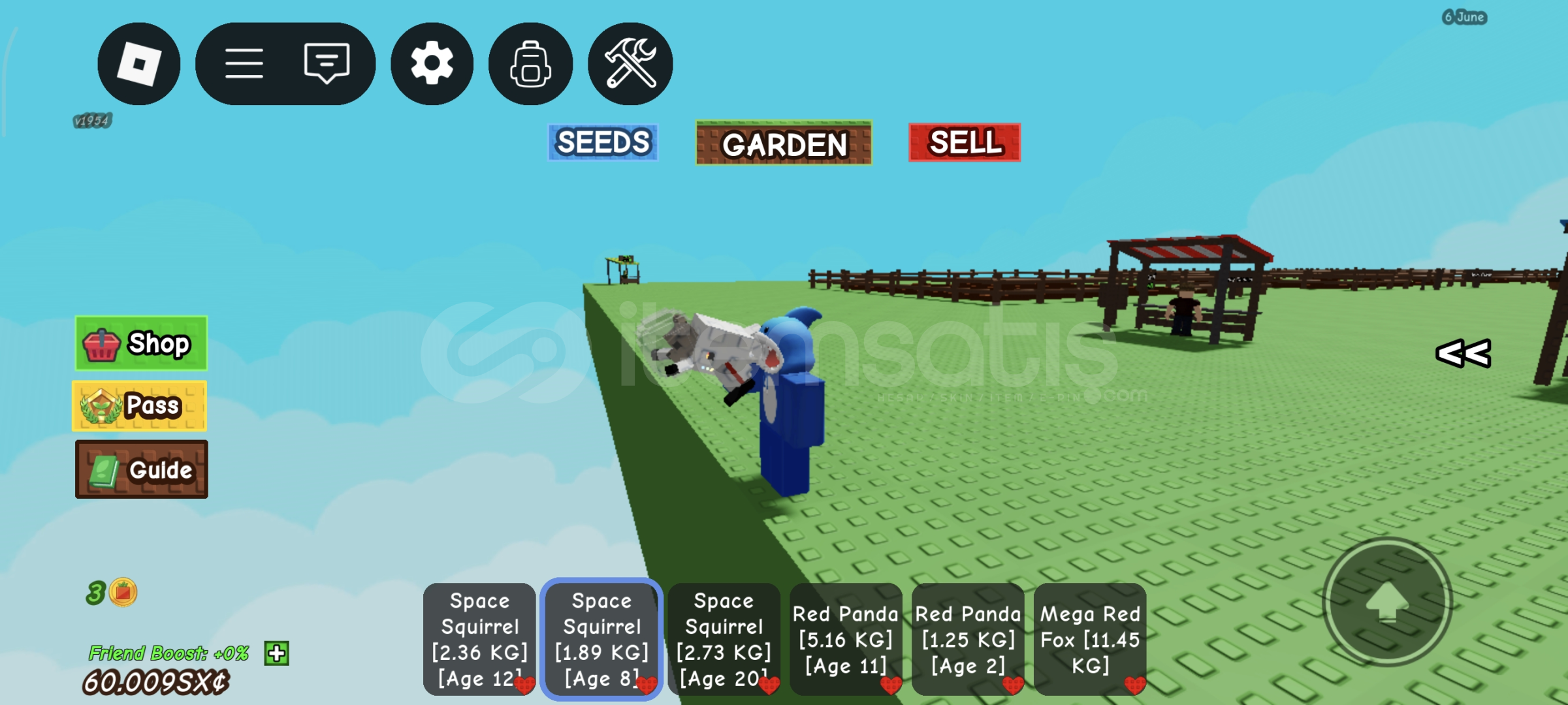GROW A GARDEN 3X SPACE SQRUİEL  GROW A GARDEN 3X SPACE SQRUİEL