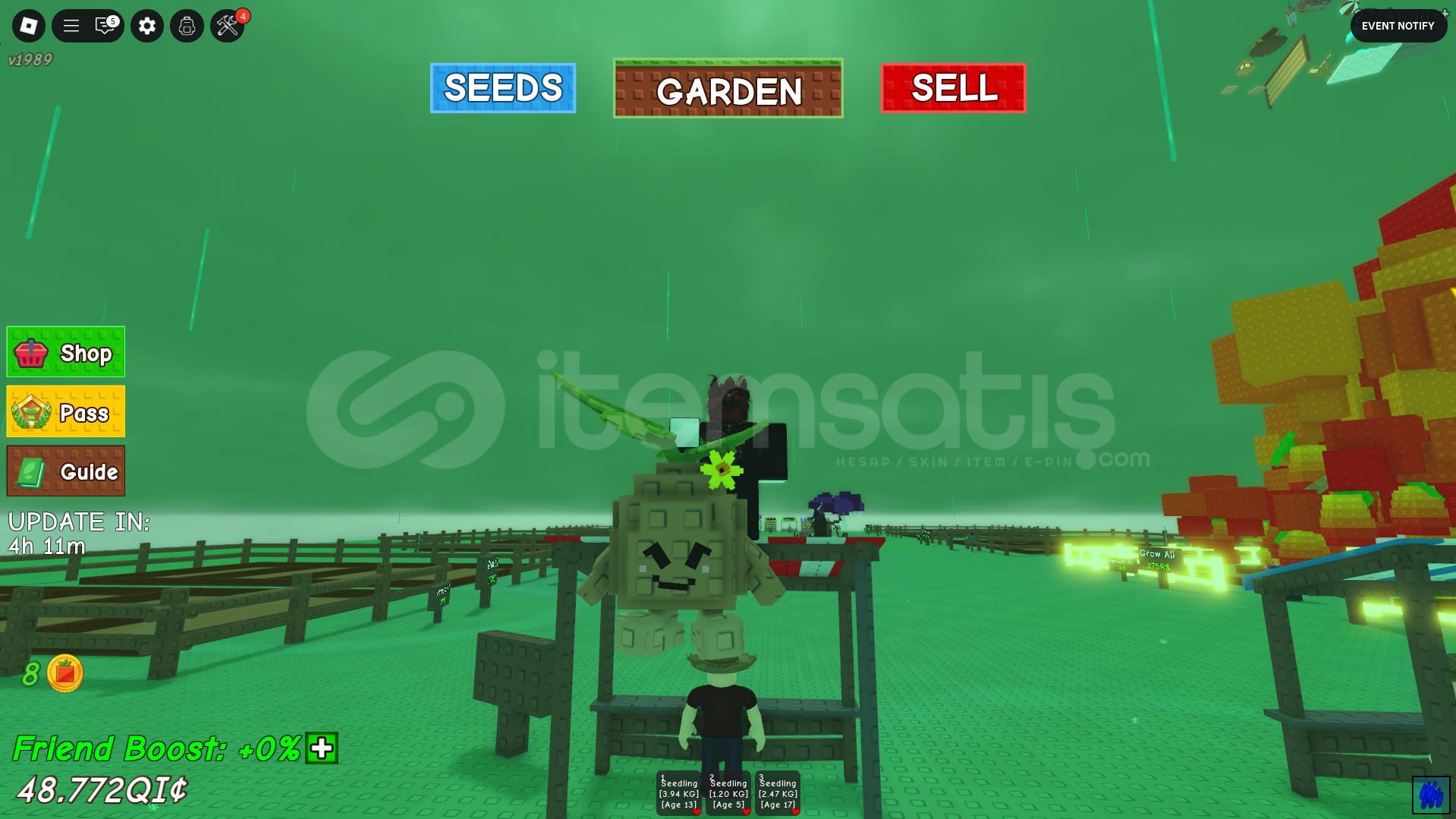 Grow A Garden 4 Adet Seedling  Grow A Garden 4 Adet Seedling