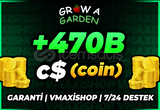 ⭐Grow A Garden +470B C$ (coin)⭐