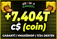 ⭐Grow A Garden +7.404T C$ (coin)⭐