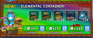 Grow A Garden Elemental Container x3