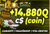 ⭐Grow A Garden +14.880Qd C$ (coin)⭐