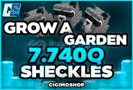 Grow a Garden 7.44Q Coins (Sheckles)