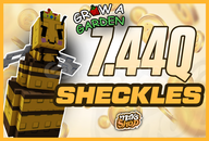 Grow a Garden 7.44Q Coins (Sheckles)