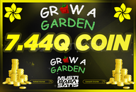  Grow a Garden 7.44Q Coins (Sheckles)