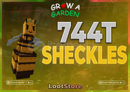 ⭐GROW A GARDEN 744T COİNS (SHECKLES)⭐