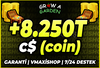⭐Grow A Garden +8.250T C$ (coin)⭐