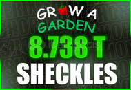 ⭐GROW A GARDEN 8.738T (COİN&SHECKLES)⭐