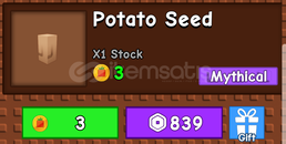 Grow A Garden Potato Seed