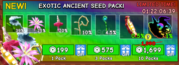 Grow A Garden Exotic Ancient Seed Pack 1x