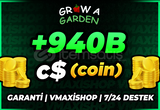 ⭐Grow A Garden +940B C$ (coin)⭐