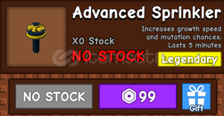 Grow a Garden Advanced Sprinkler