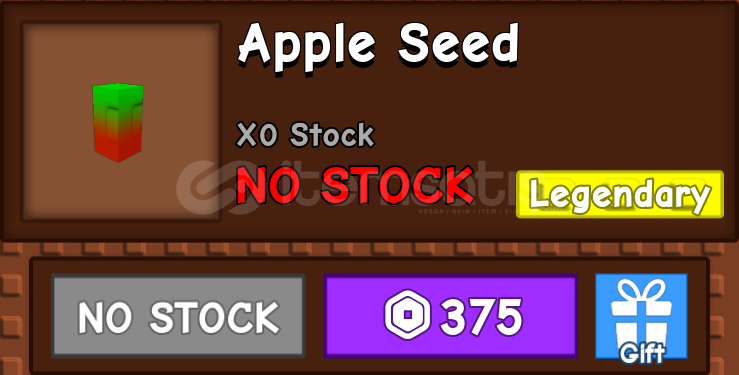 Grow A Garden Apple Seed Grow A Garden Apple Seed