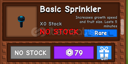 Grow A Garden Basic Sprinkler