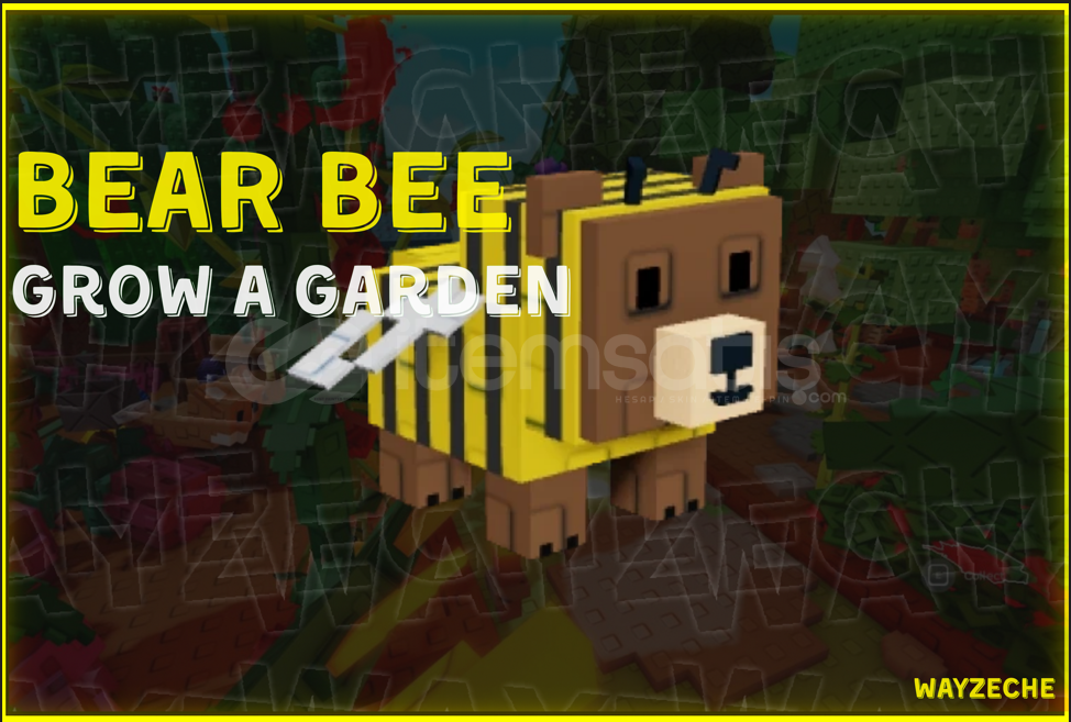 ⭐GROW A GARDEN BEAR BEE 1 ADET⭐ ⭐GROW A GARDEN BEAR BEE 1 ADET⭐