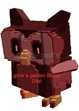 Grow a garden Blood Owl pet 26 age