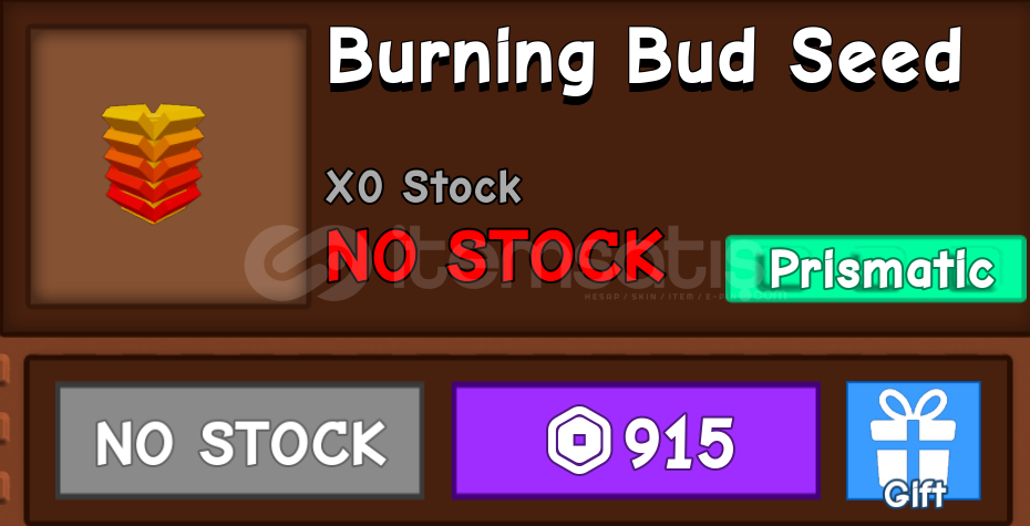 Grow a Garden Burning Bud Seed Grow a Garden Burning Bud Seed