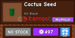 Grow A Garden Cactus Seed