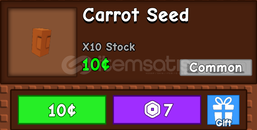 Grow A Garden Carrot Seed