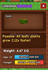 Grow A Garden Caterpillar Pet