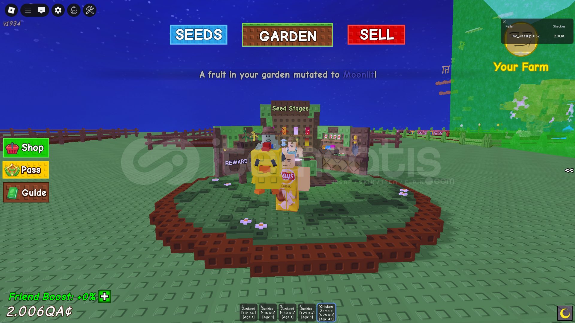 grow a garden chicken zombie grow a garden chicken zombie