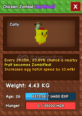 grow a garden chicken zombie