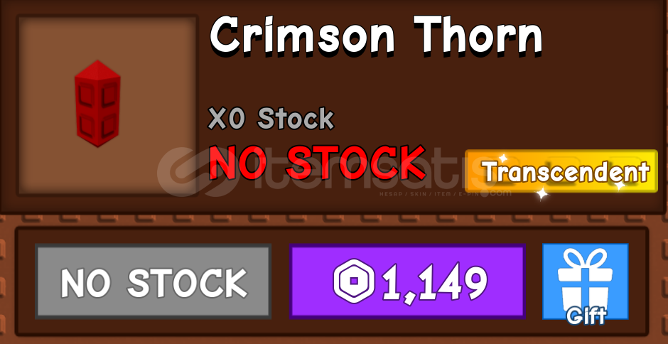 Grow a Garden Crimson Thorns Grow a Garden Crimson Thorns
