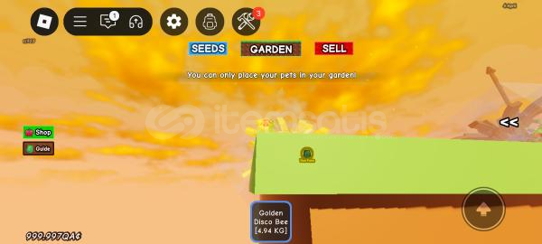 GROW A GARDEN disco bee GROW A GARDEN disco bee