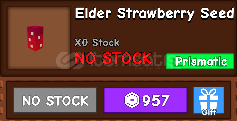 Grow a Garden Elder Strawberry Seed Grow a Garden Elder Strawberry Seed