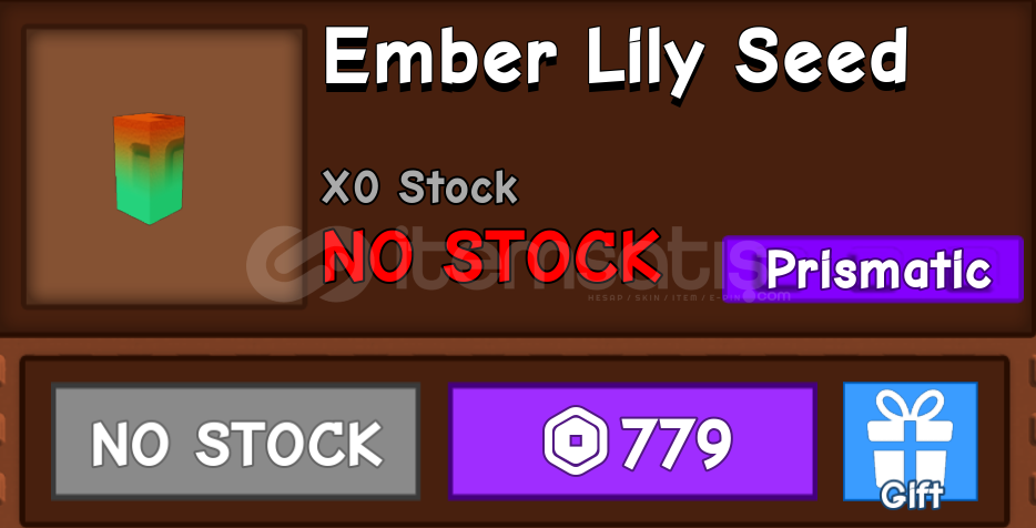 Grow a Garden Ember Lily Seed Grow a Garden Ember Lily Seed