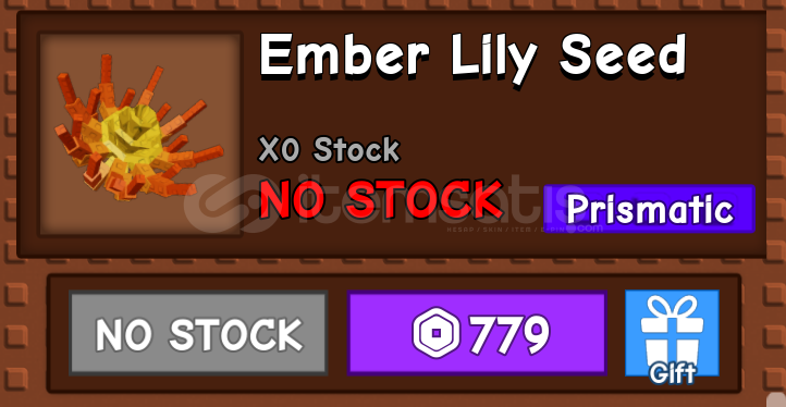 Grow A Garden Ember Lily Seed Grow A Garden Ember Lily Seed