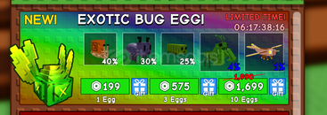 Grow a Garden Exotic Bug Egg 1 Eggs