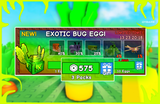 Grow a Garden Exotic Bug Egg Pack 3x