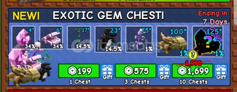 Grow A Garden Exotic Gem Chest x10
